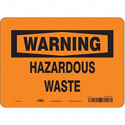 Safety Sign 7 inx10 in Vinyl