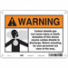 Safety Sign 7 inx10 in Polyethylene
