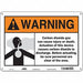 Safety Sign 10 in x 14 in Polyethylene