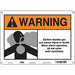 Safety Sign 10 inx14 in Polyethylene