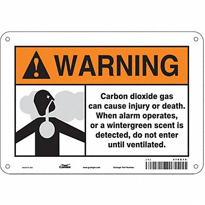 Safety Sign 7 inx10 in Vinyl