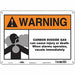 Safety Sign 10 in x 14 in Aluminum
