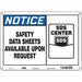 Safety Sign 10 in x 14 in Aluminum