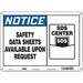Safety Sign 10 inx14 in Polyethylene