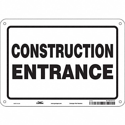 Safety Sign 7 in x 10 in Vinyl