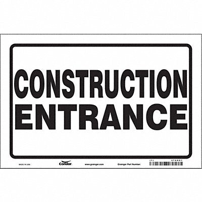 Safety Sign 24 in x 36 in Vinyl