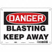 J8660 Safety Sign 7 in x 10 in Aluminum