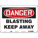 J8660 Safety Sign 10 in x 14 in Polyethylene