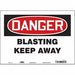 J8660 Safety Sign 10 inx14 in Vinyl