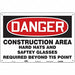 Safety Sign 24 in x 36 in Polyethylene