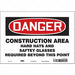 Safety Sign 7 in x 10 in Vinyl