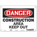 Safety Sign 7 in x 10 in Aluminum