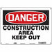 Safety Sign 10 inx14 in Polyethylene