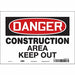 Safety Sign 7 in x 10 in Vinyl
