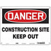 Safety Sign 18 inx24 in Polyethylene