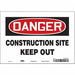 Safety Sign 7 in x 10 in Vinyl