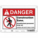 Safety Sign 7 in x 10 in Polyethylene