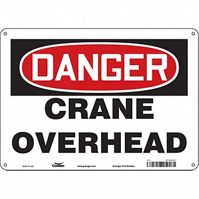 Safety Sign 10 inx14 in Aluminum
