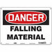 J6926 Safety Sign 10 in x 14 in Polyethylene