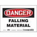 J6926 Safety Sign 5 in x 7 in Vinyl