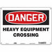 J8679 Safety Sign 10 in x 14 in Polyethylene