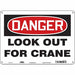Safety Sign 10 inx14 in Polyethylene