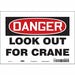 Safety Sign 7 in x 10 in Vinyl