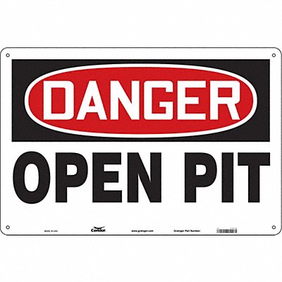Safety Sign 24 in x 36 in Aluminum