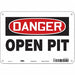 Safety Sign 7 inx10 in Polyethylene
