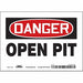 Safety Sign 5 in x 7 in Vinyl