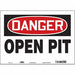 Safety Sign 10 inx14 in Vinyl