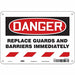 Safety Sign 7 in x 10 in Aluminum