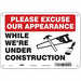 Safety Sign 7 in x 10 in Aluminum