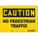 Safety Sign 7 in x 10 in Aluminum