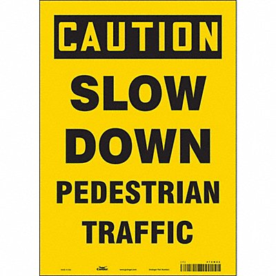 Safety Sign 14 inx10 in Vinyl