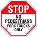 Safety Sign 18 inx18 in Aluminum