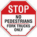Safety Sign 24 inx24 in Polyethylene