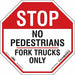 Safety Sign 18 inx18 in Vinyl