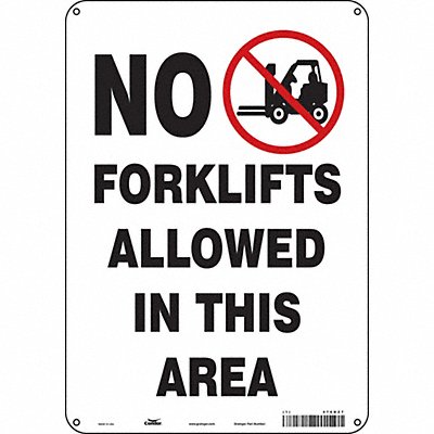 Safety Sign 10 inx7 in Polyethylene