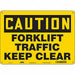 Safety Sign 10 inx14 in Aluminum
