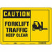 Safety Sign 10 inx14 in Polyethylene