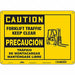 Safety Sign 10 inx14 in Aluminum