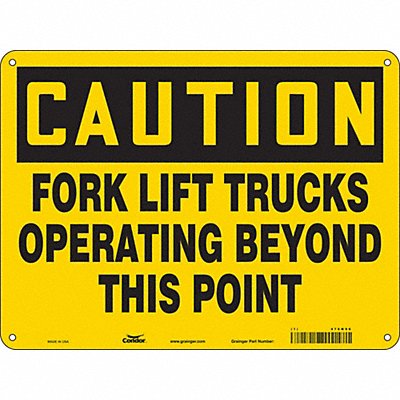 Safety Sign 18 inx24 in Aluminum