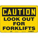 Safety Sign 10 inx14 in Aluminum