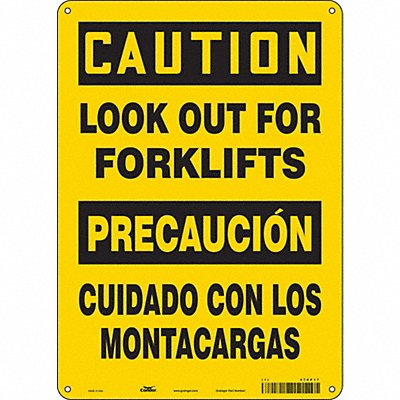 Safety Sign 14 inx10 in Aluminum