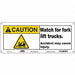 Safety Sign 7 in x 17 in Aluminum