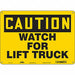 Safety Sign 10 in x 14 in Aluminum