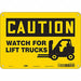 J6972 Safety Sign 7 in x 10 in Aluminum