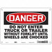 Safety Sign 7 in x 10 in Polyethylene