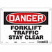 Safety Sign 7 in x 10 in Aluminum